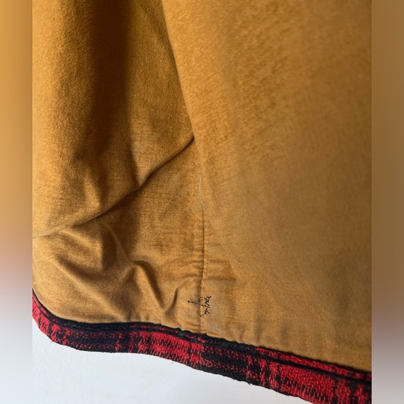 Sportwear Vintage 1940s Red Plaid Wool Button Front Hunting Jacket Size 44 - Picture 13 of 15